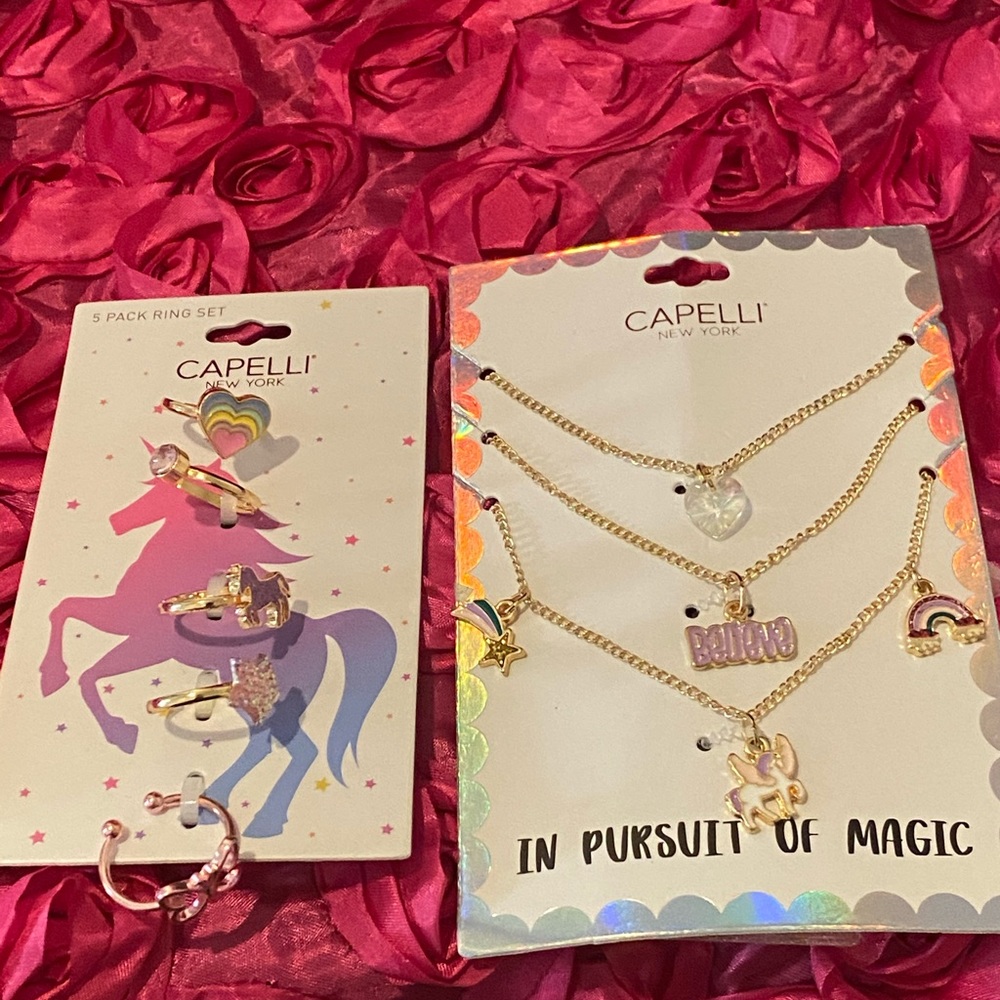 CAPELLI NEW YORK rings and necklaces 💕